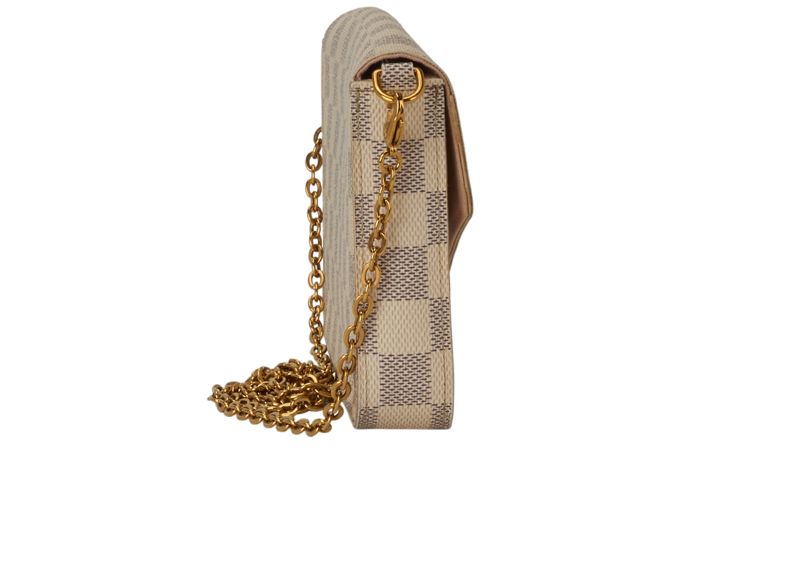 Felicie Pochette, &pound;750, Handbags, White, Canvas, Side view